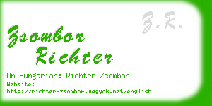 zsombor richter business card